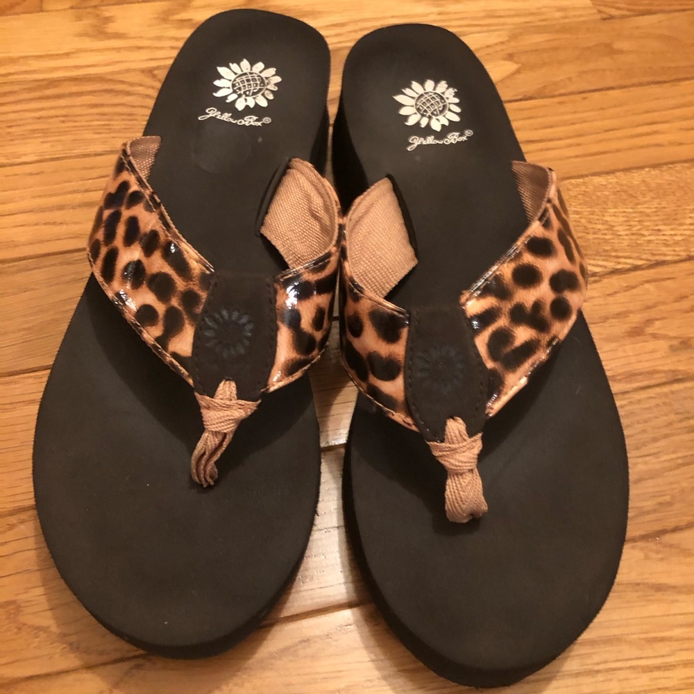 Yellow Box Flip Flops